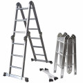 15,5 Ft. Faltbarer Mehrzweck-Haushalt Industrielle Multi Utility Aluminium Step Selbstgestützte Plattformleiter (470 cm)